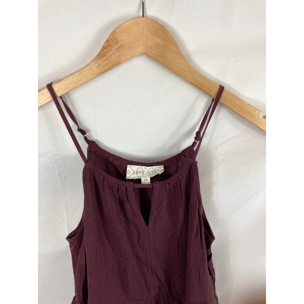 Hippie Rose tiered sleeveless purple top size XS. 3 for $15 - Picture 2 of 4